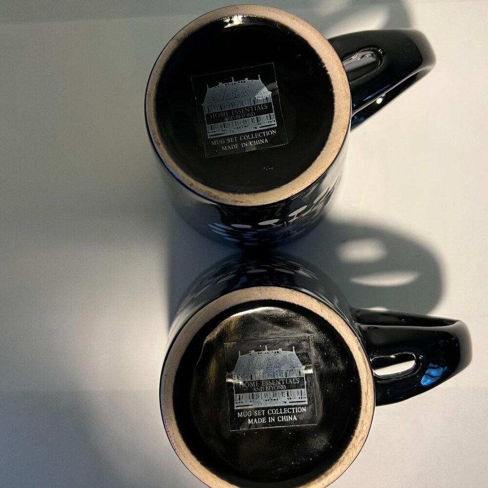 Set of 2 Home Essentials and Beyond STARBURST Retro Boho Mugs ~ Sunburst - Picture 8 of 9